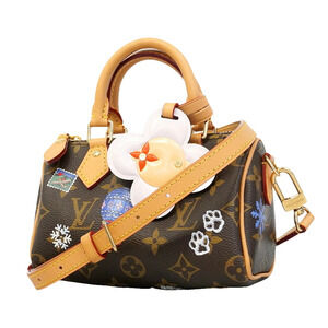 Louis Vuitton Monogram Vivienne Nano Speedy Handbag M15330 Brown 2-way bag fo...